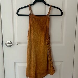 Gilded Intent Tan Sleeveless Tank Top